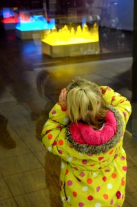 Child views Liz West's 'Consumed' at Barnaby Courtesy of Fiona Bailey