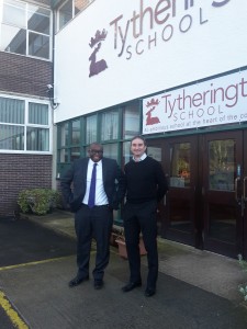 Tytherington School - Mr Botwe & Pete Lowe