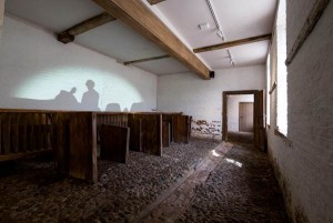 Shadowy projections of the horses and cows that once called the stables at Dunham Massey home c. National Trust/David Jones