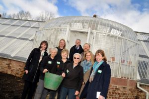 Members of the Quarry Bank team including volunteers as well as representatives from major supporters of the project including the Heritage Lottery Fund and Wolfson Foundation.