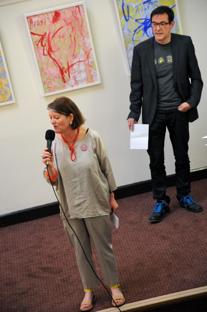 Aileen McEvoy and Stephen Morris Opening Reception 2014 Credit Fiona Bailey