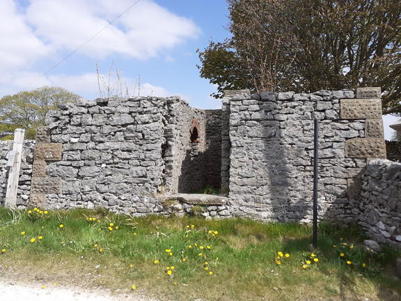 The water header tank structure before restoration